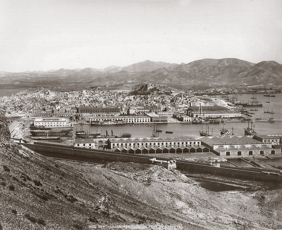 Arsenal of Cartagena around 1900