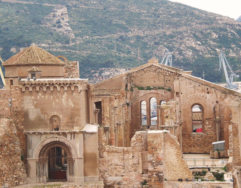 Ruins of the old cathedral of Santa María la Vieja, Cartagena