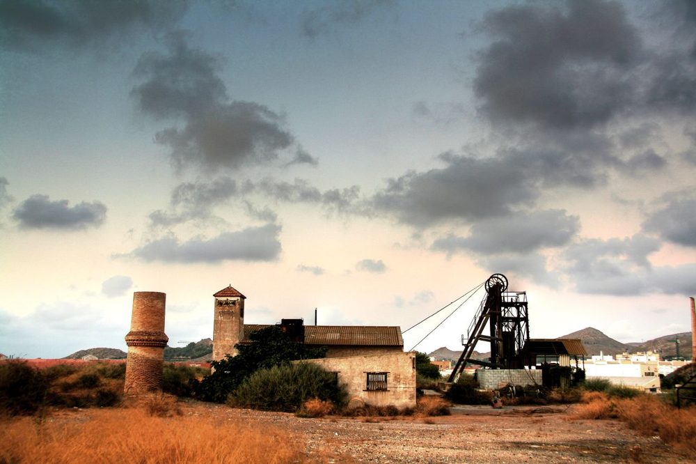 Mining installation in the Cartagena-La Unión mining range