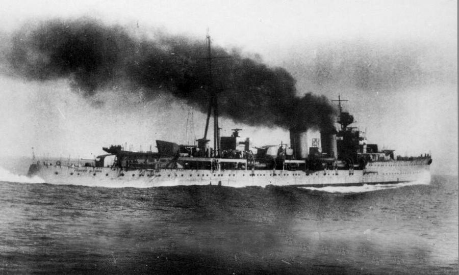 The cruiser Príncipe Alfonso, renamed Libertad in 1931